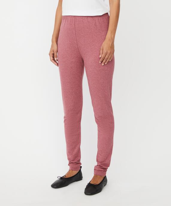 Pio JERSEY Leggings, Tawny Port mel.