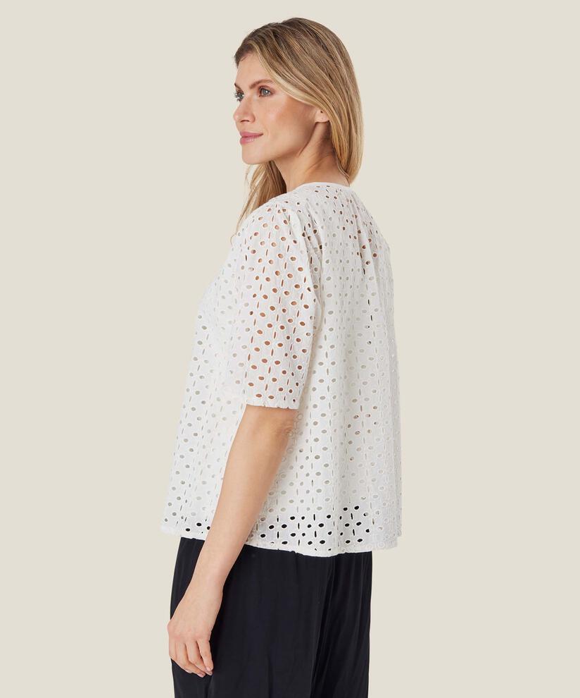Doris Blouse, Cream