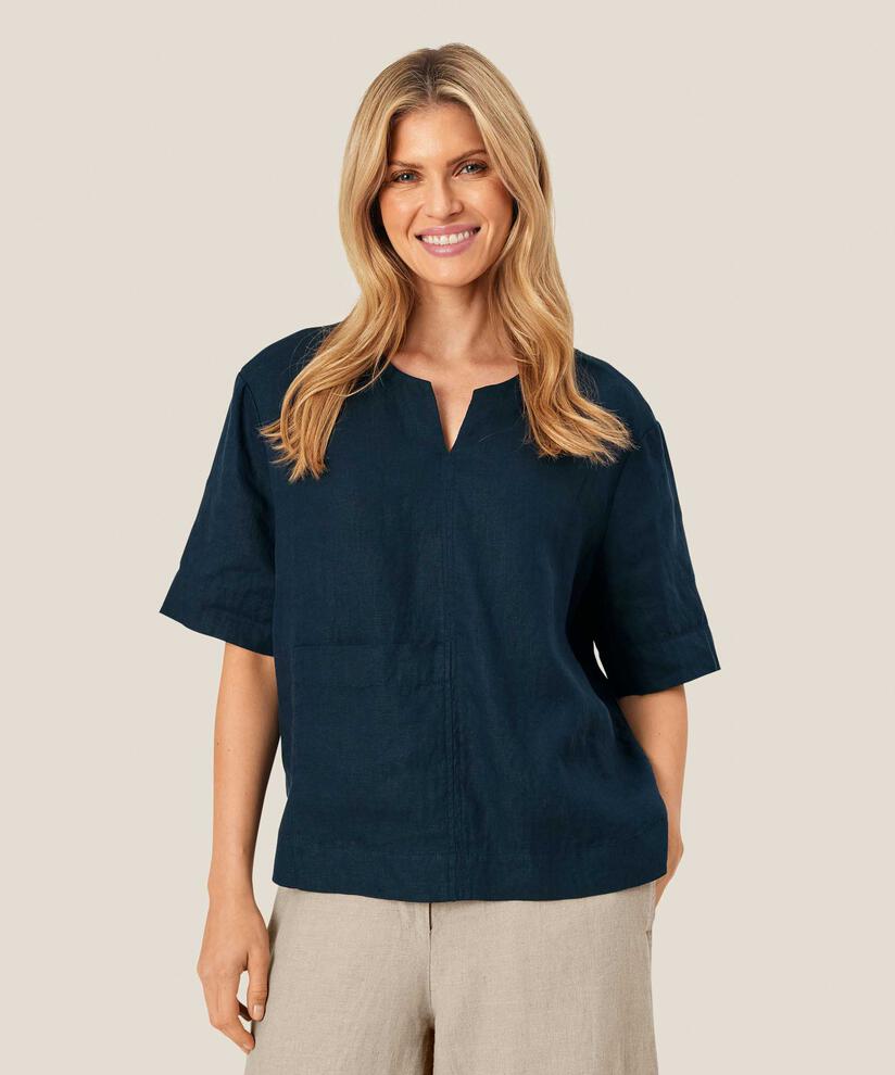 Dolorea Blouse, Navy