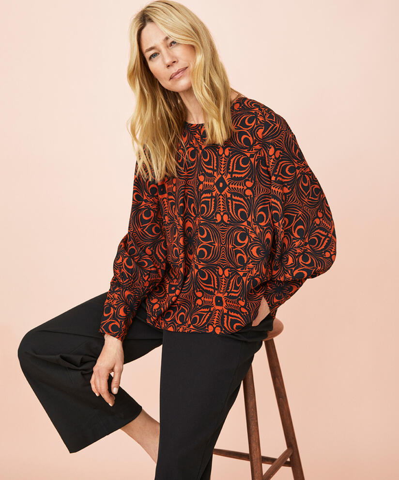 Drisa Blouse, Potters Clay