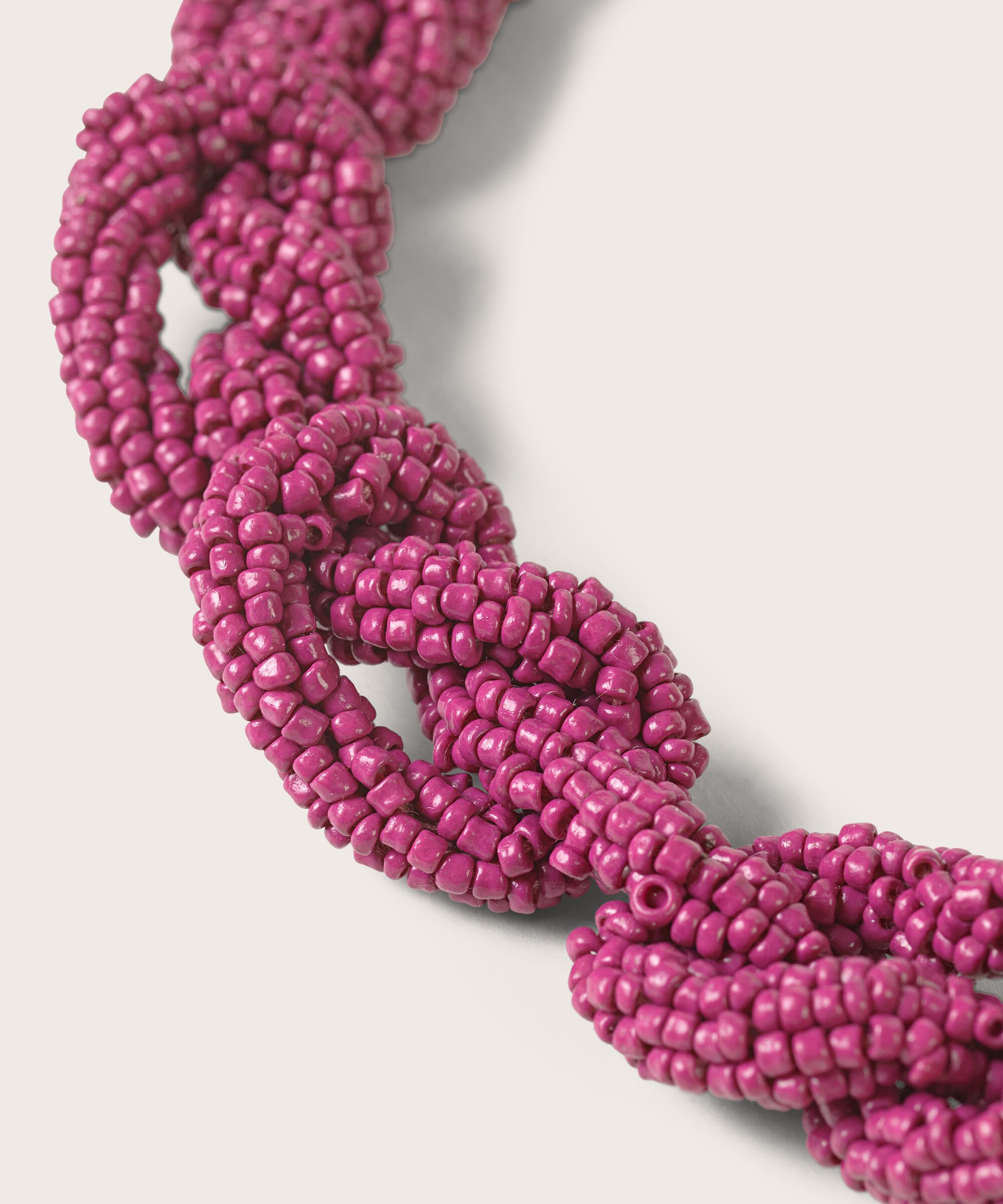 Rybe Necklace, Fuchsia Red