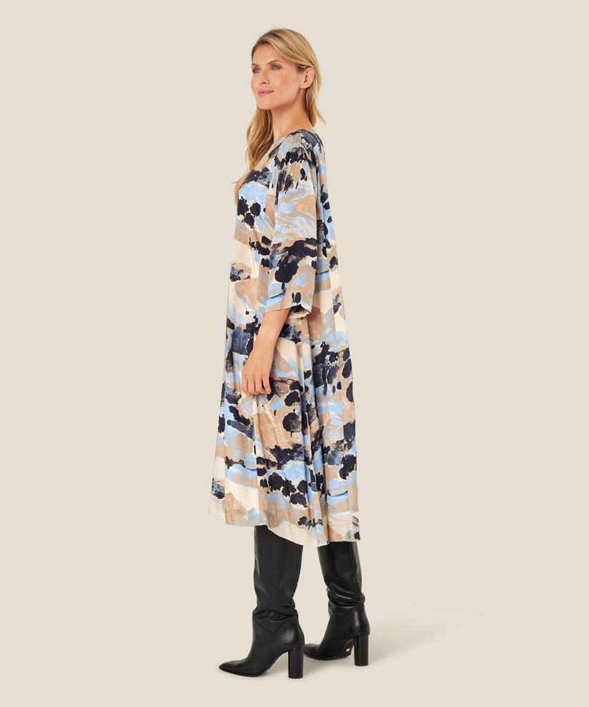 Nabia dress, Steel Grey