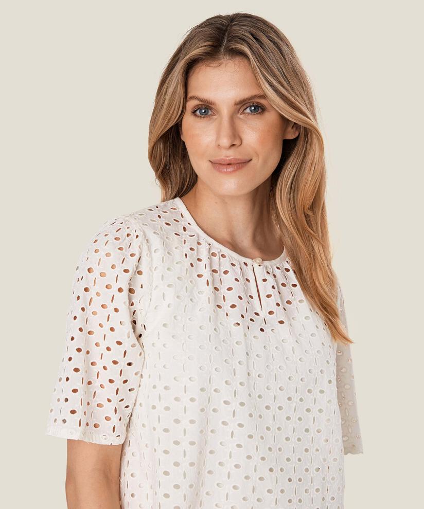 Doris Blouse, Cream