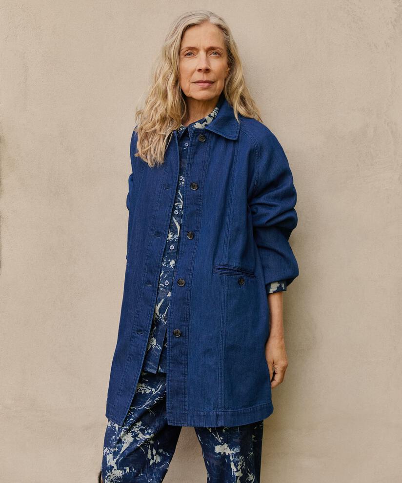 Tam Denim Coat, Dark Denim