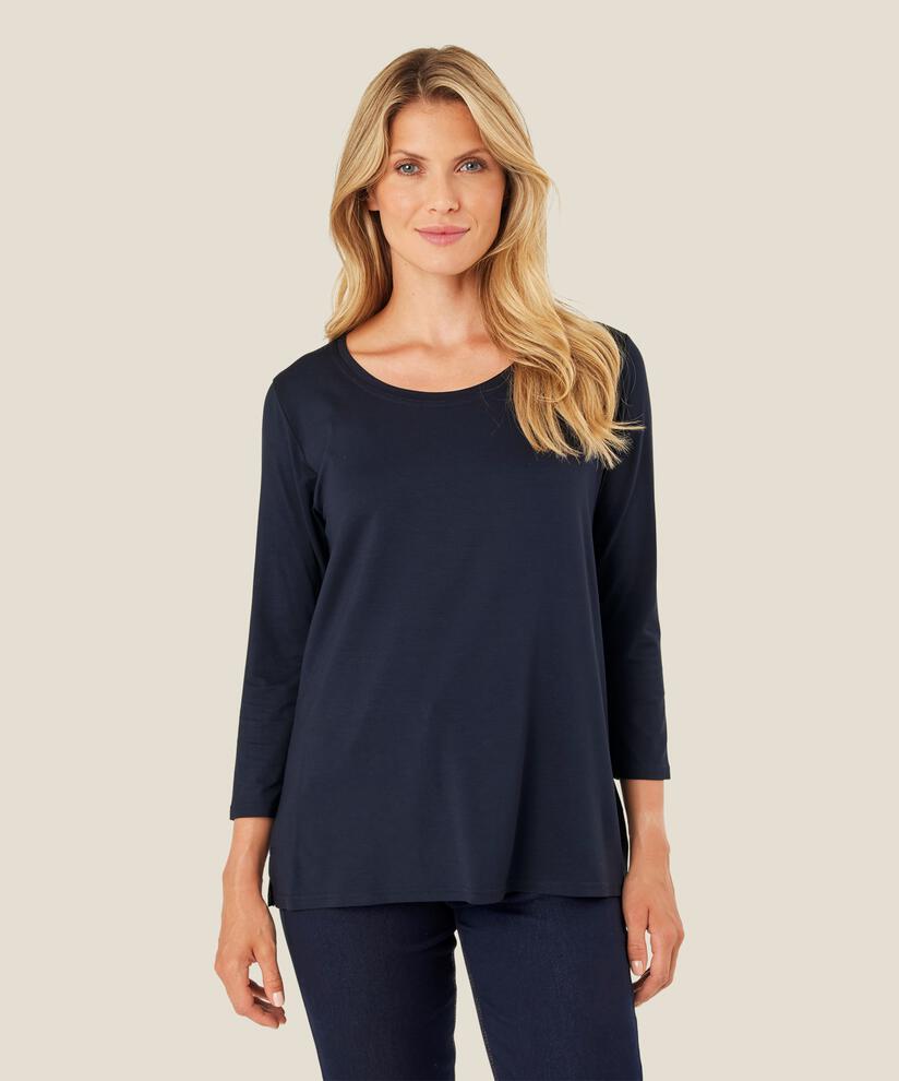 Cecille JERSEY Top, Navy