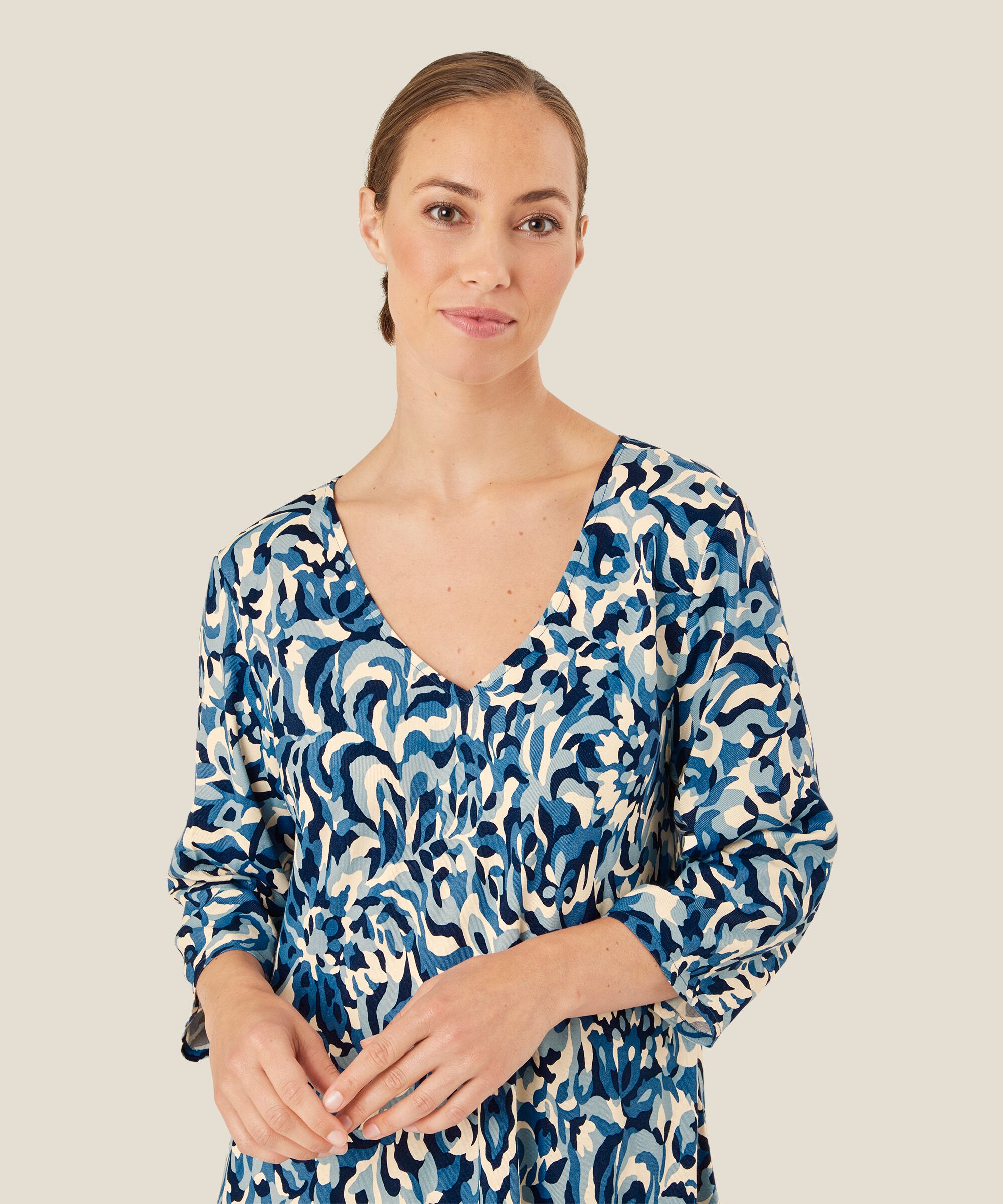 Nora dress, Ashley Blue