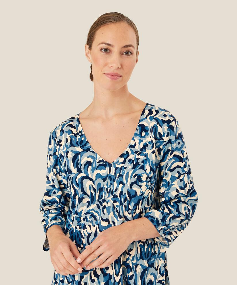 Nora dress, Ashley Blue