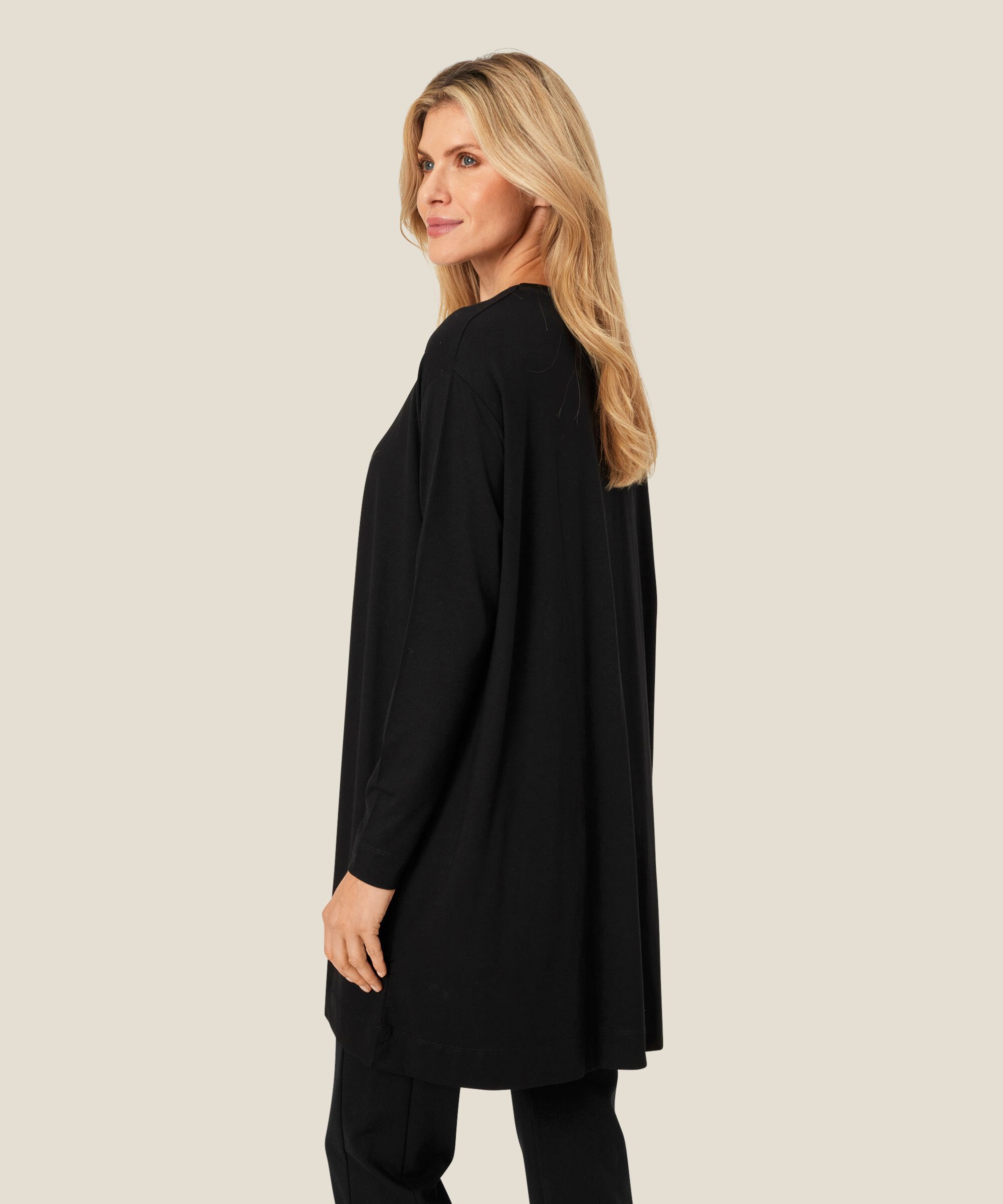 Gael JERSEY Tunic, Black