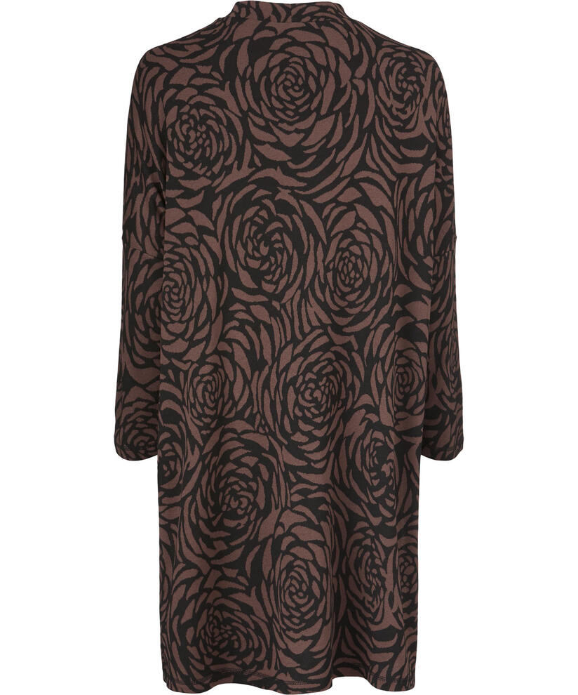GRETHA JERSEY TUNIC, Chestnut
