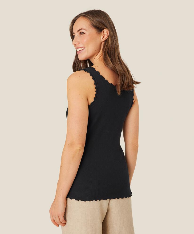 Erina JERSEY Top, Black