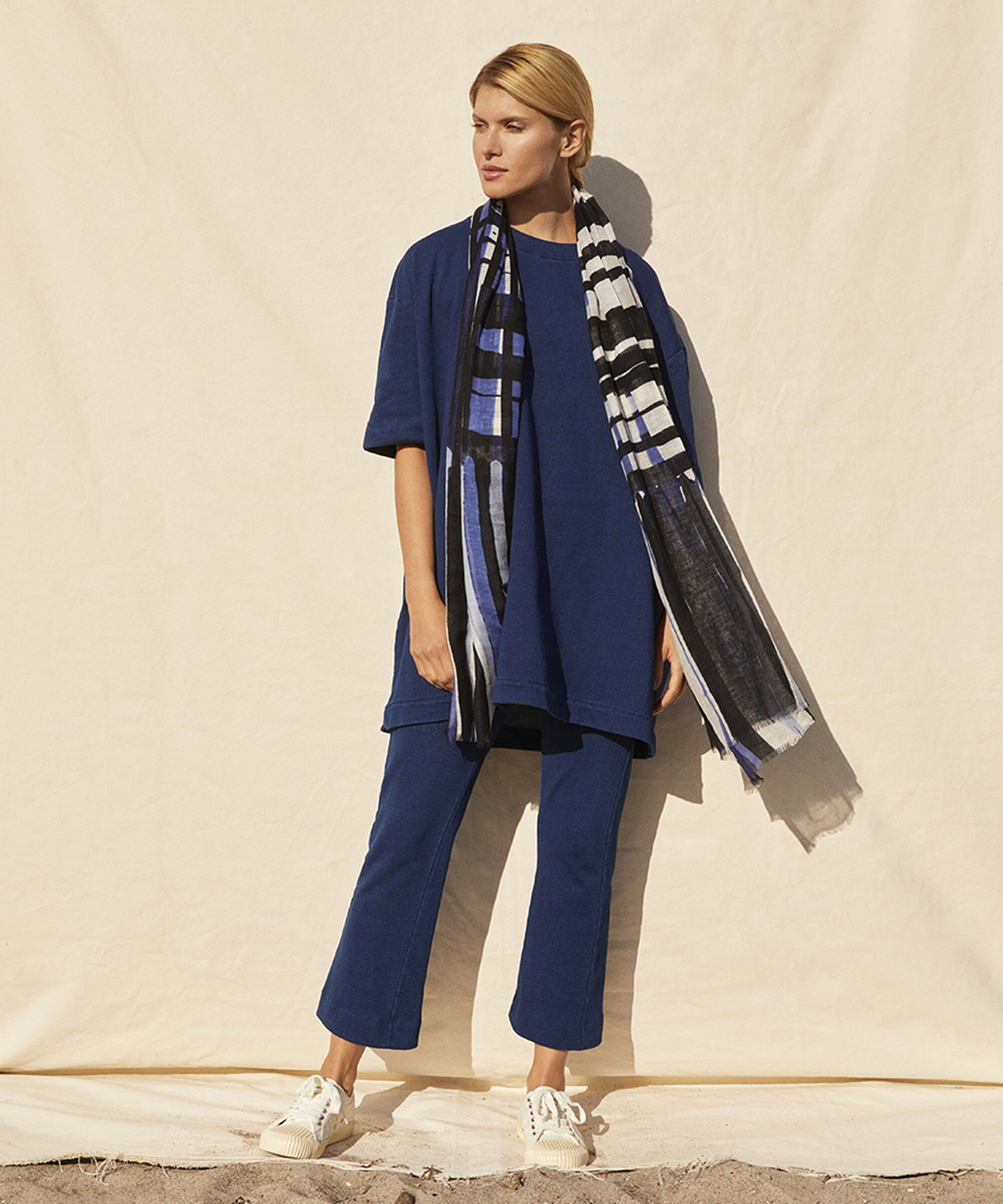 PABA JERSEY TROUSERS, Indigo