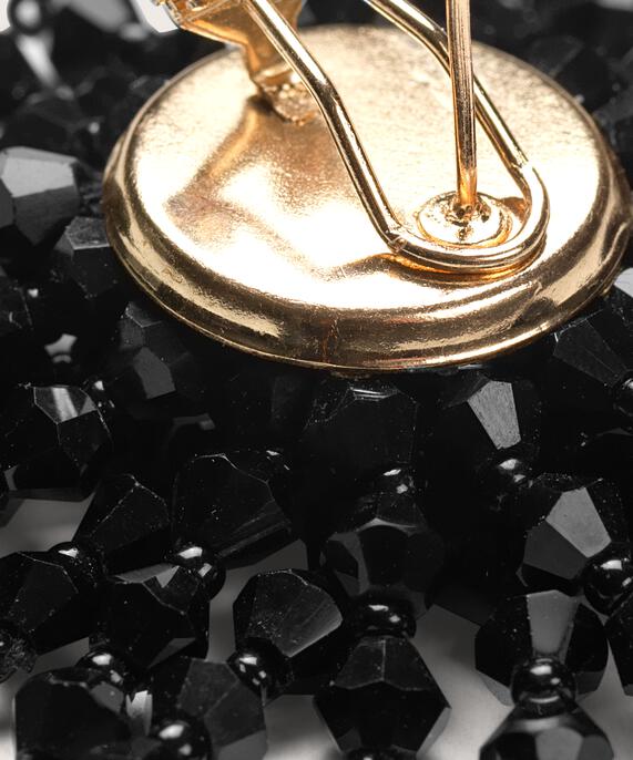 Rytta Earrings, Black