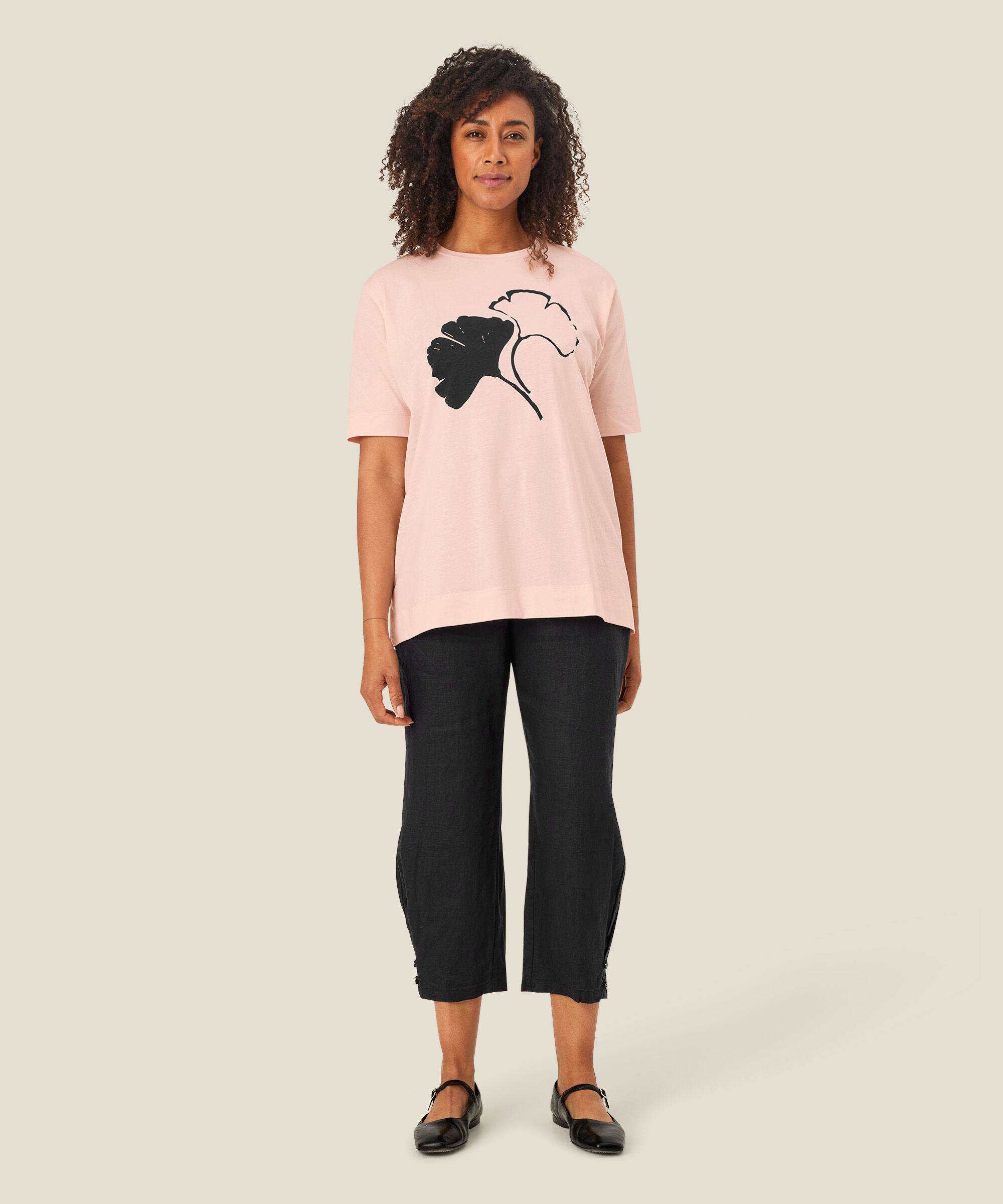 Danielle JERSEY Top, Mauve Chalk