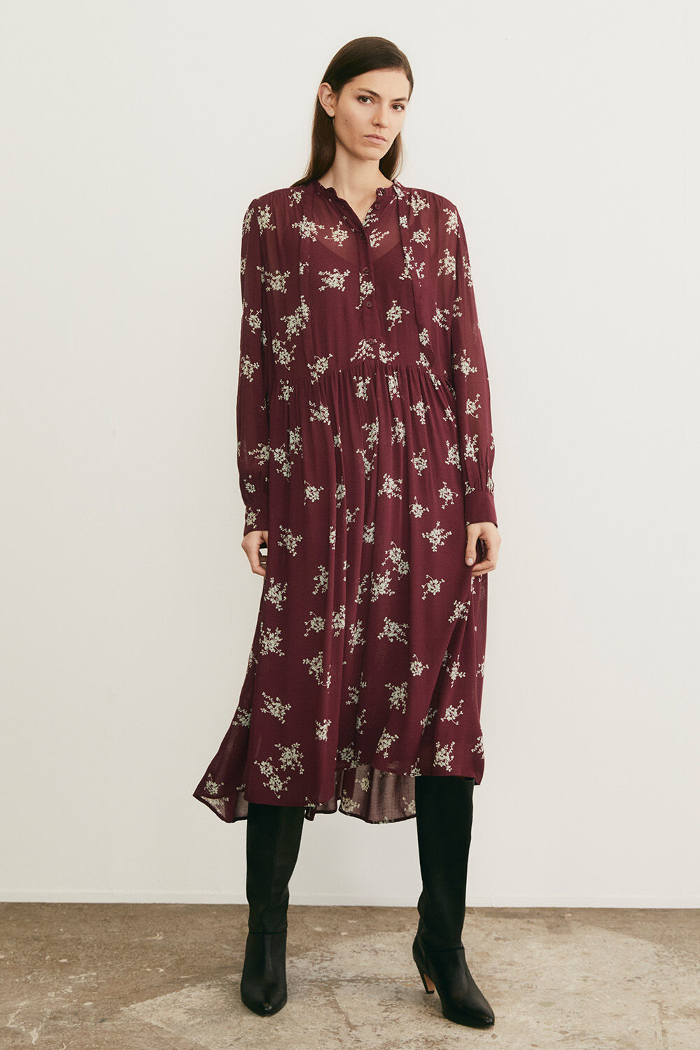 Natria Dress, Fig