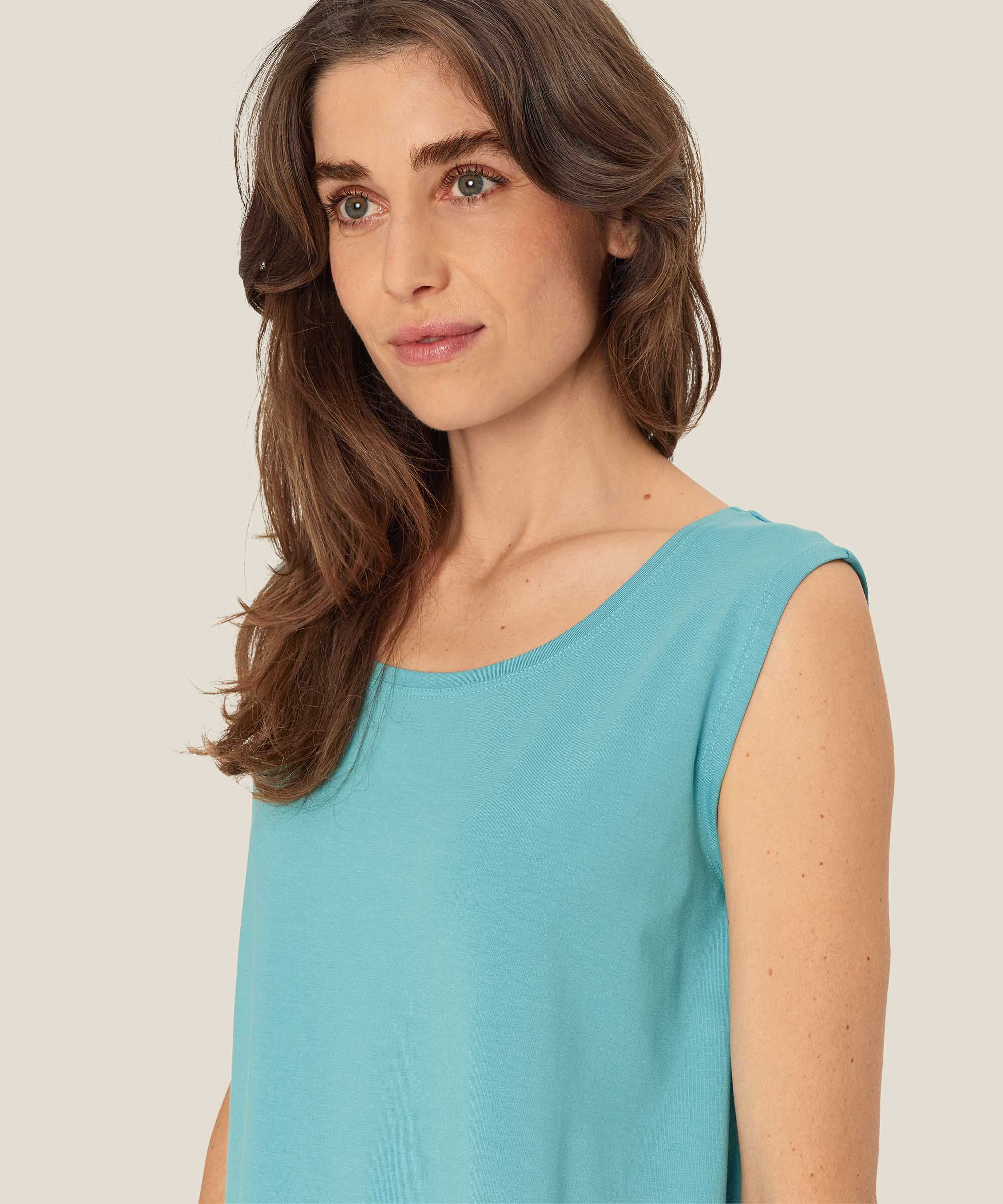 Elisa JERSEY Top, Aqua