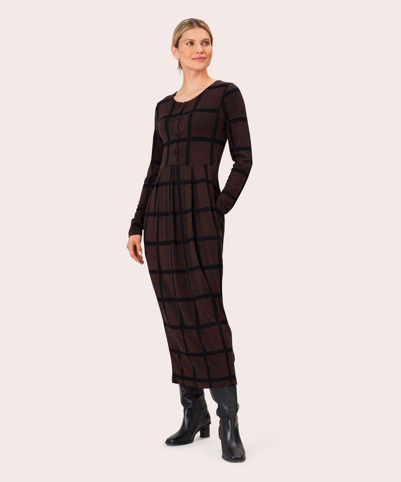 Nilana JERSEY Dress, Coffee Bean, hi-res