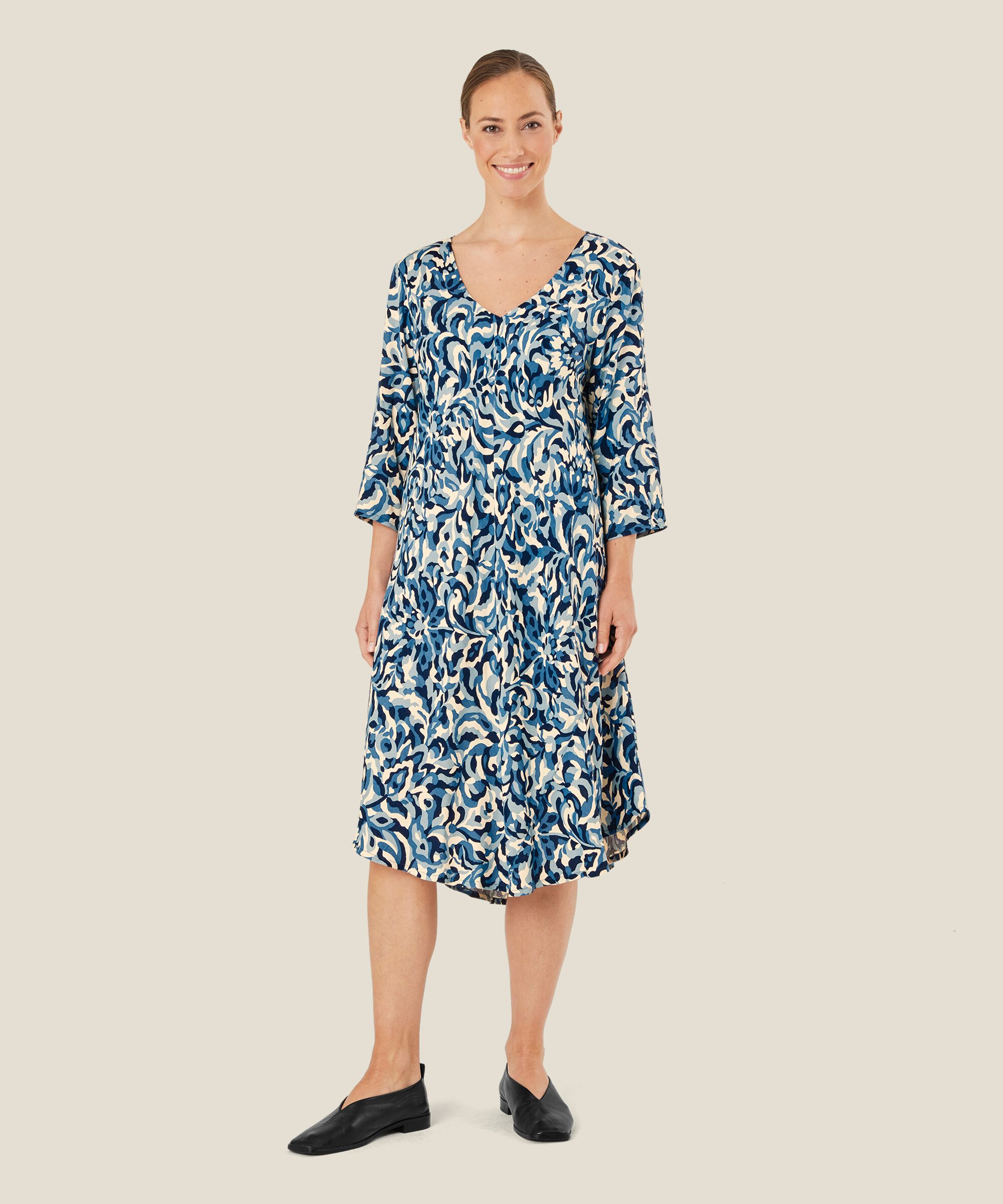 Nora dress, Ashley Blue