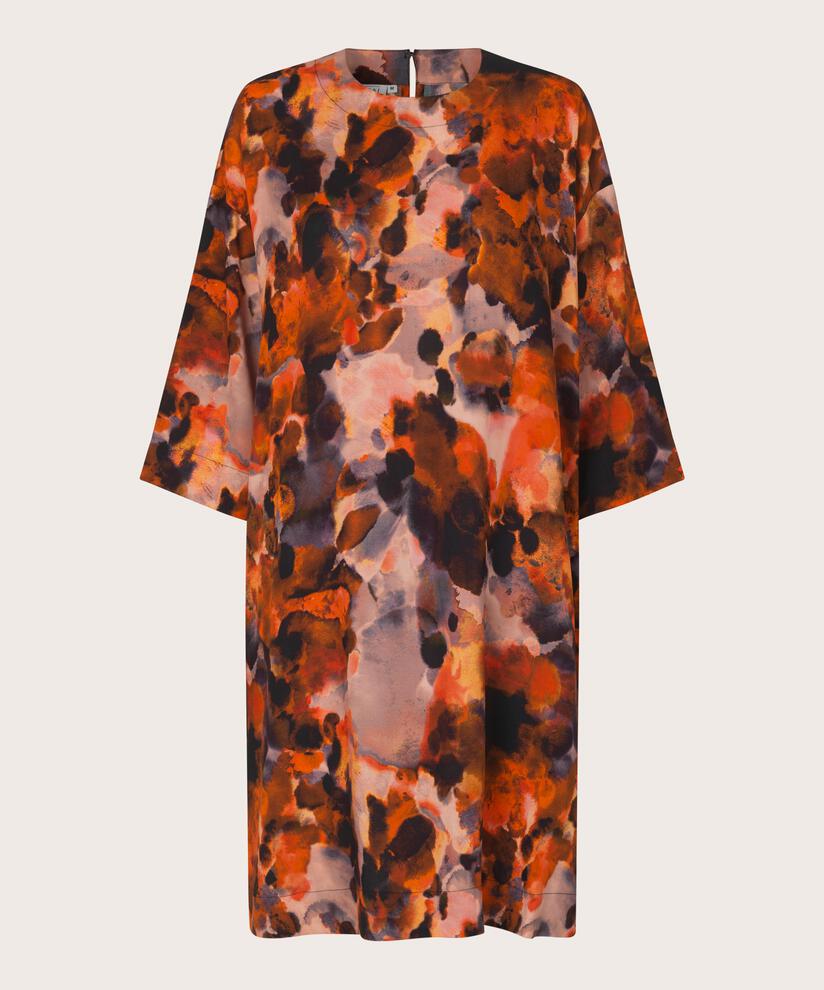 Naslana Dress, Spicy Orange
