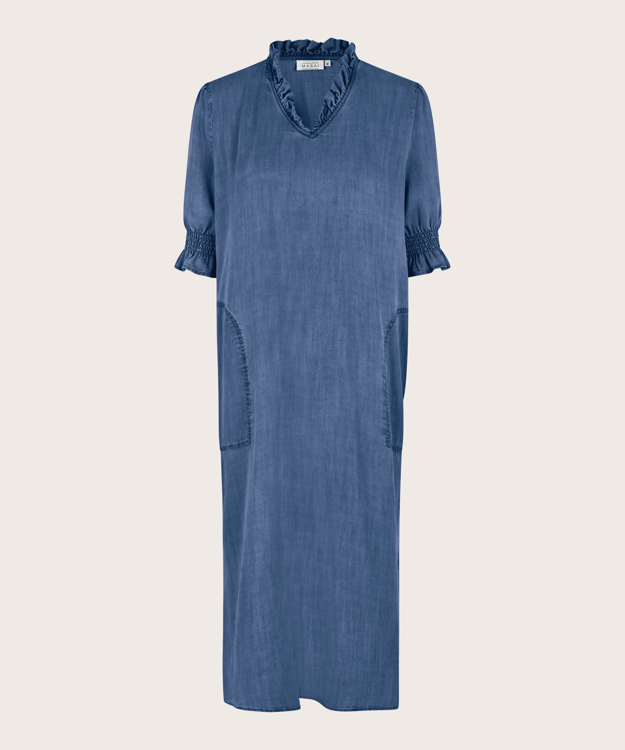 Nydelana Denim Dress, Washed denim