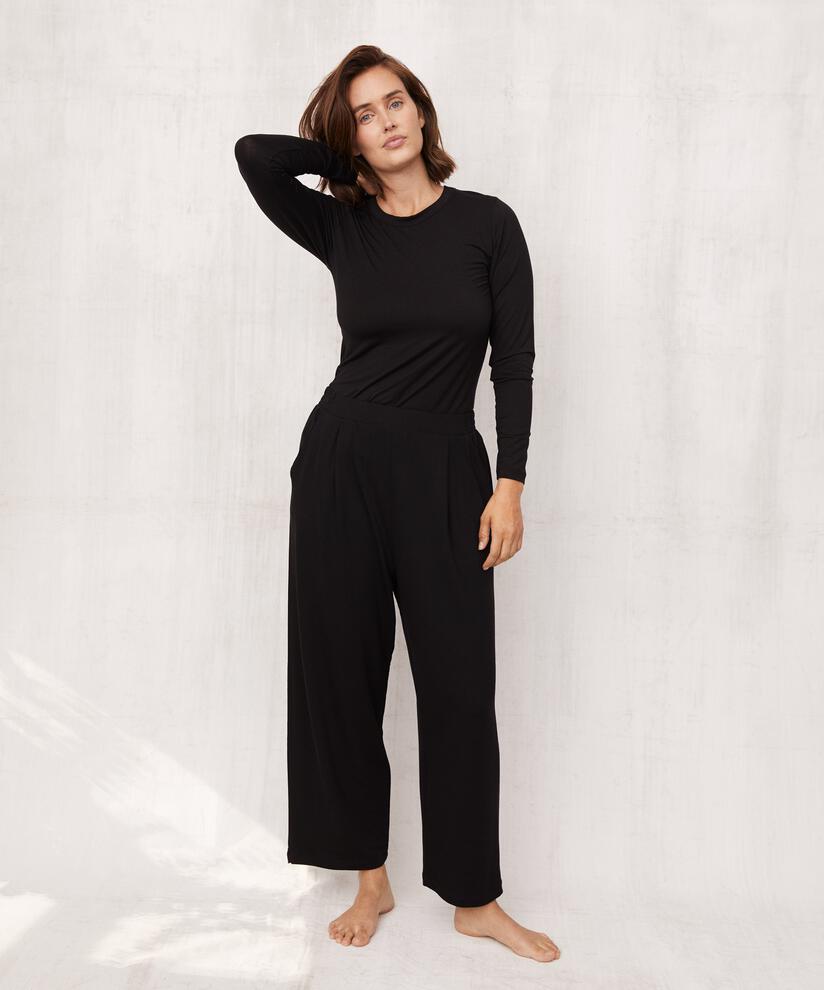 Penelope JERSEY Trousers, Black