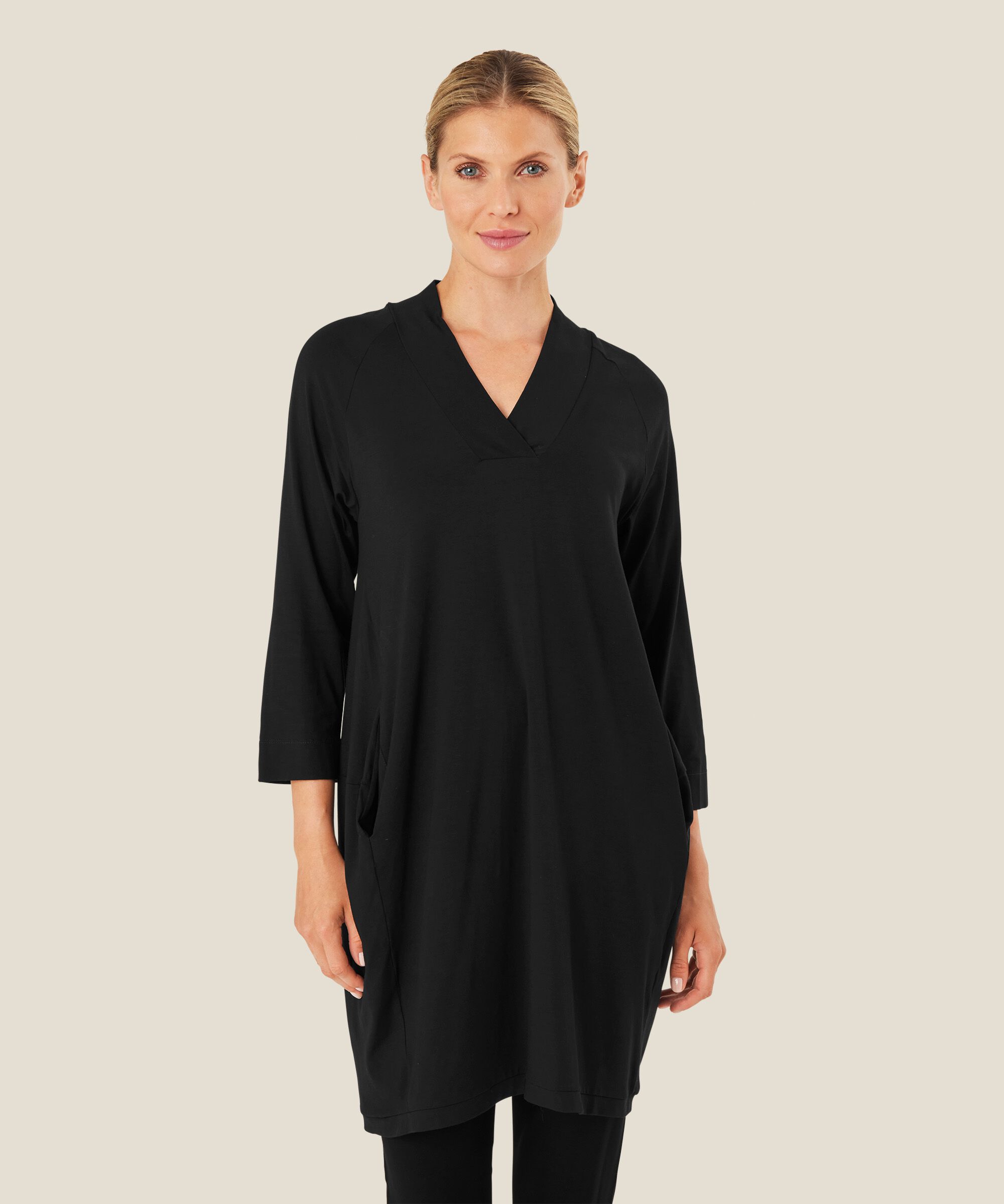 Gritta JERSEY Tunic, Black