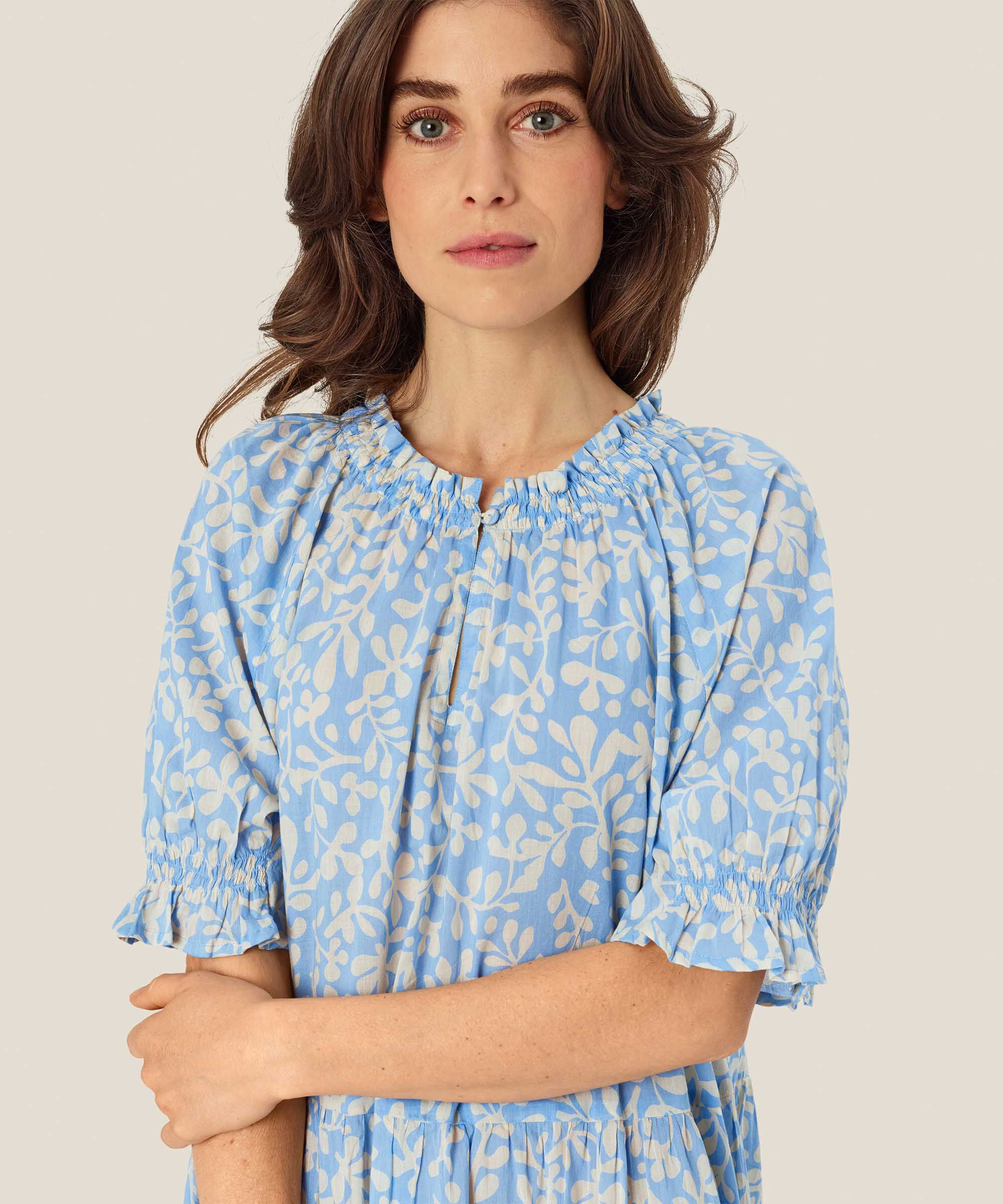 Nolesia Dress, Della Blue