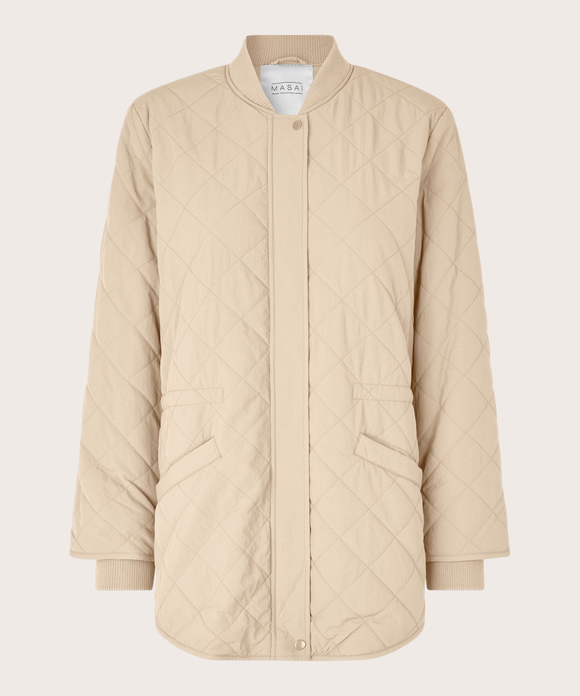 Topasi Coat, Oyster White