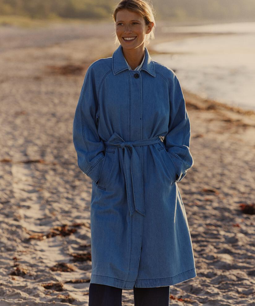 Tova Coat, Light Denim