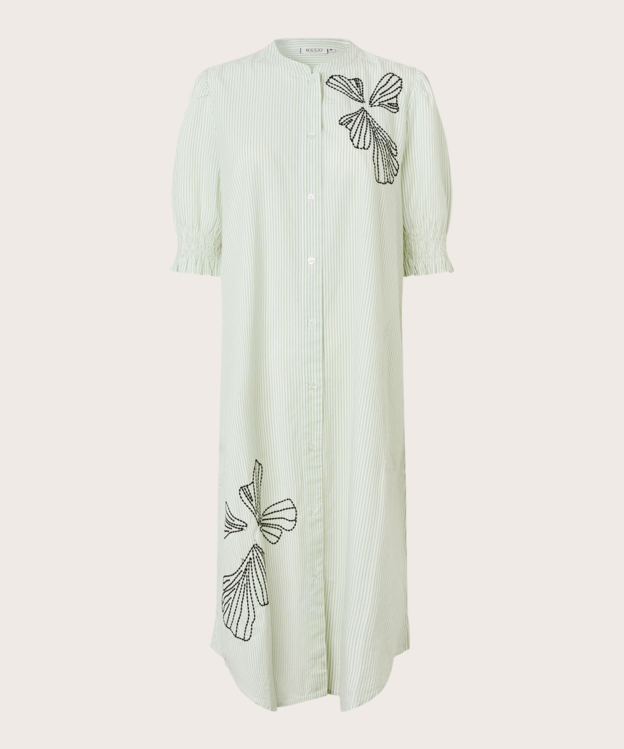 Nomi Shirt Dress, Frosty Green