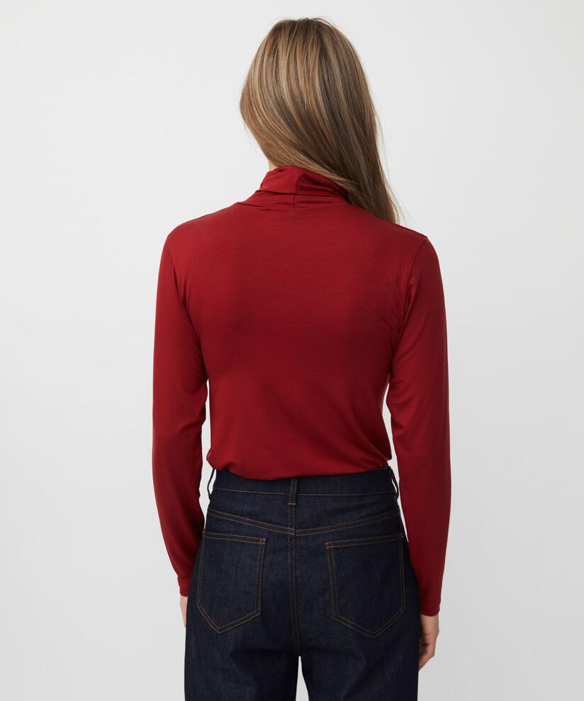 Brooklyn JERSEY Top, Red Dahlia