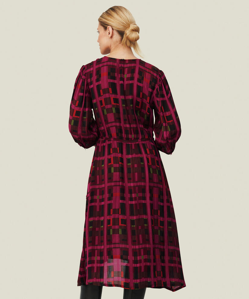 NESTALLA DRESS, Sangria