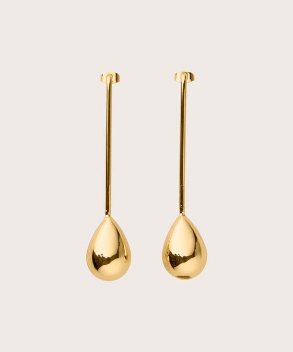 Rainula Earrings, Gold