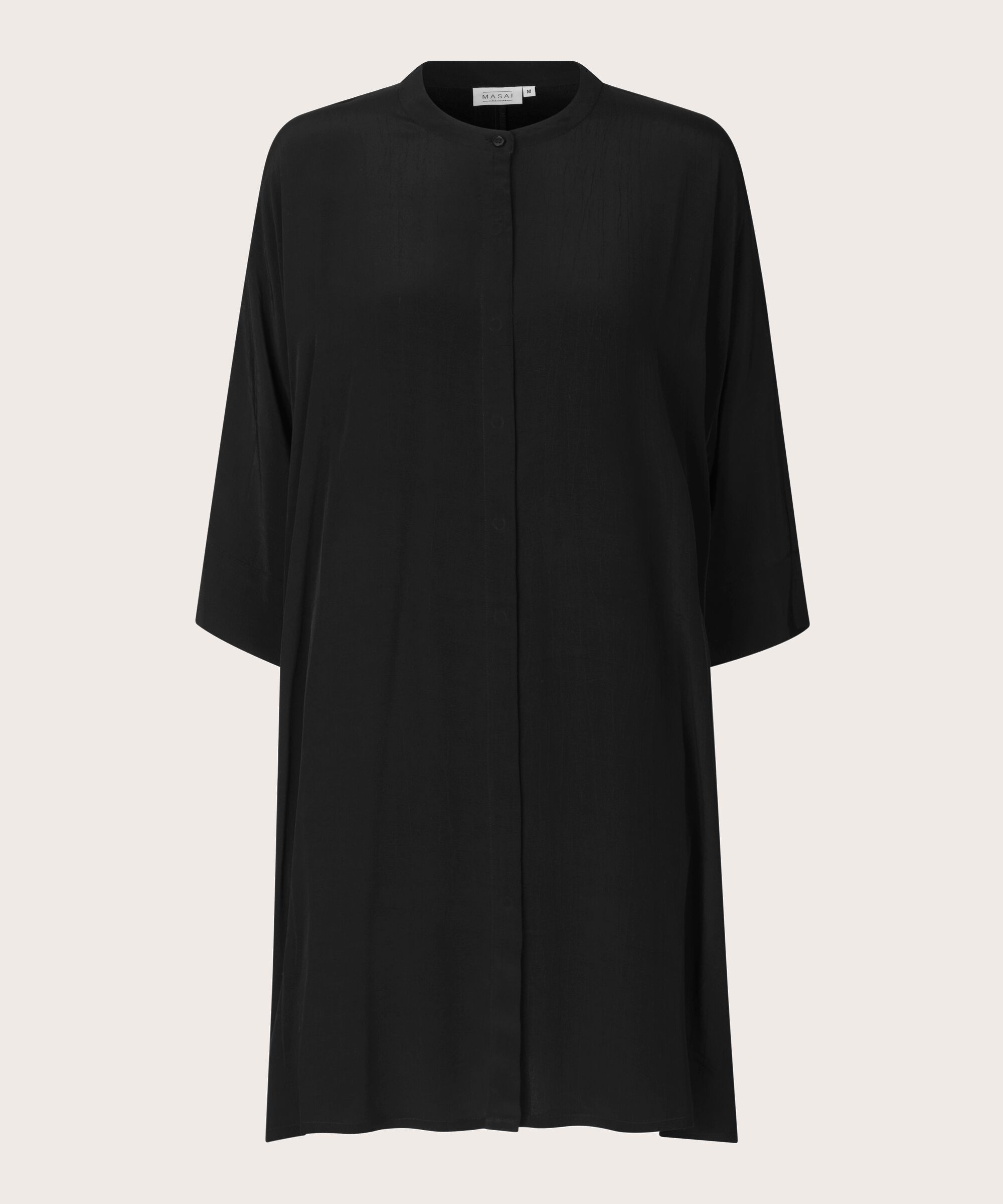 Iosetta Shirt Dress, Black