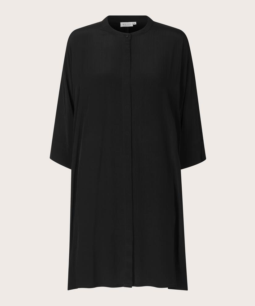 Iosetta Shirt Dress, Black