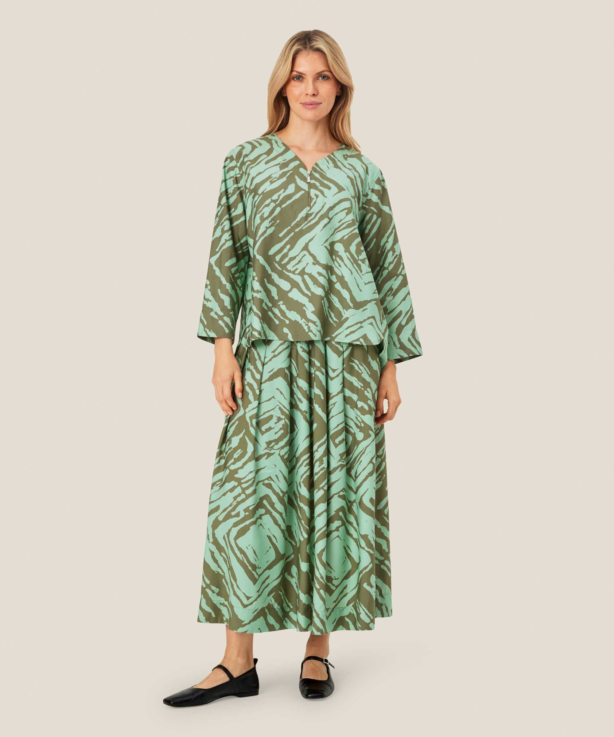 Siffan Skirt, D. Lichen Green