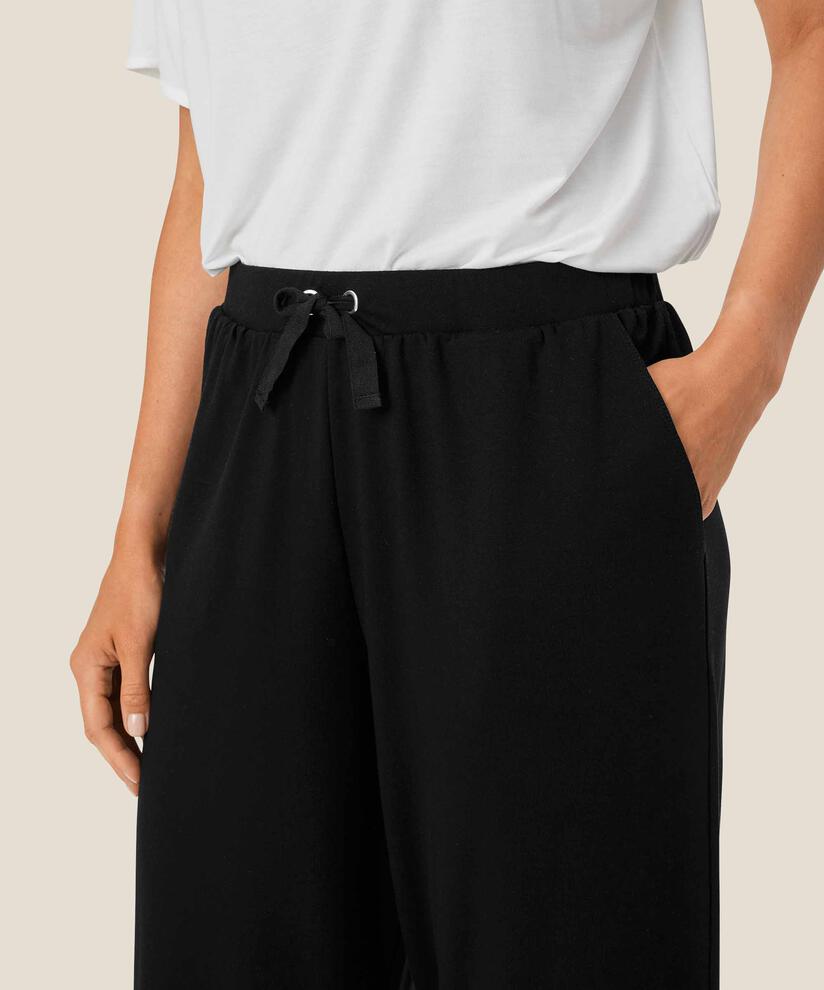 PERSINI JERSEY TROUSERS, Black