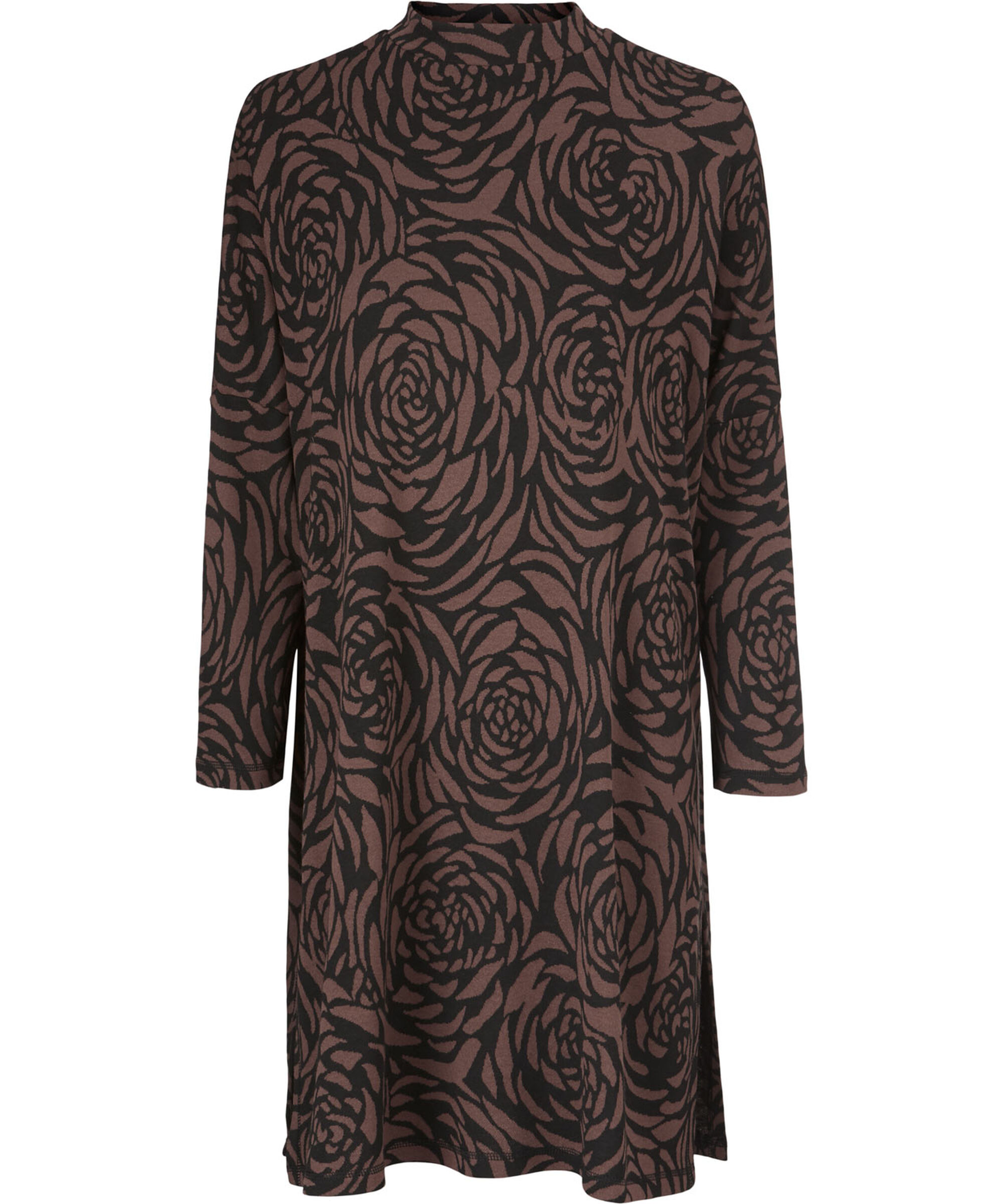 GRETHA JERSEY TUNIC, Chestnut