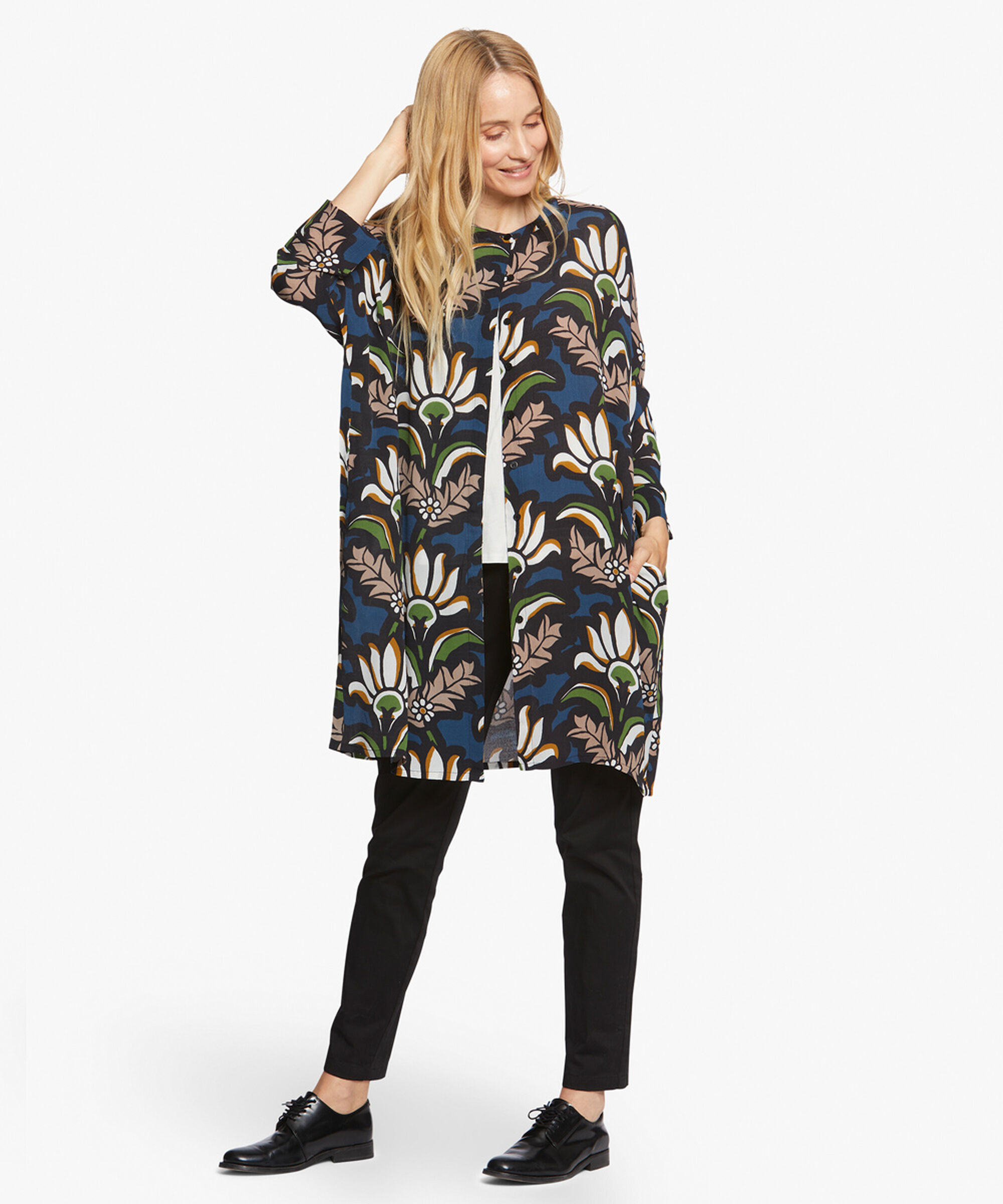 IOSETTA SHIRT DRESS, Garden Green