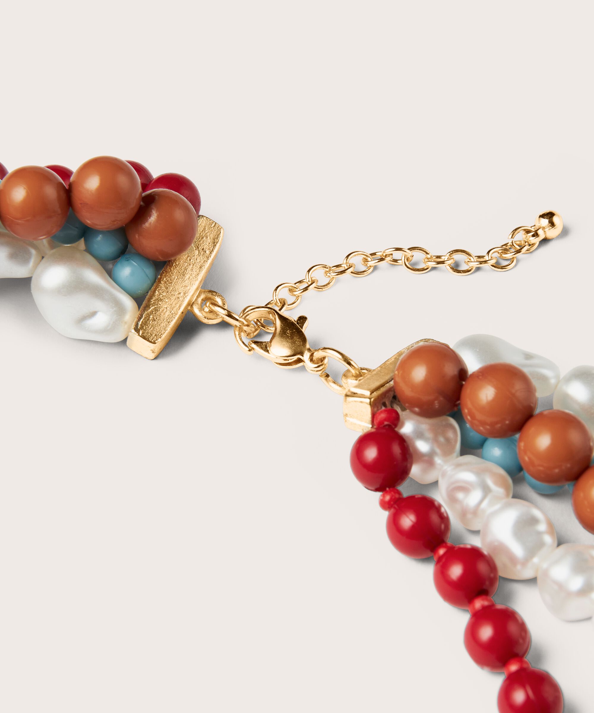 Rishika Necklace, Aqua