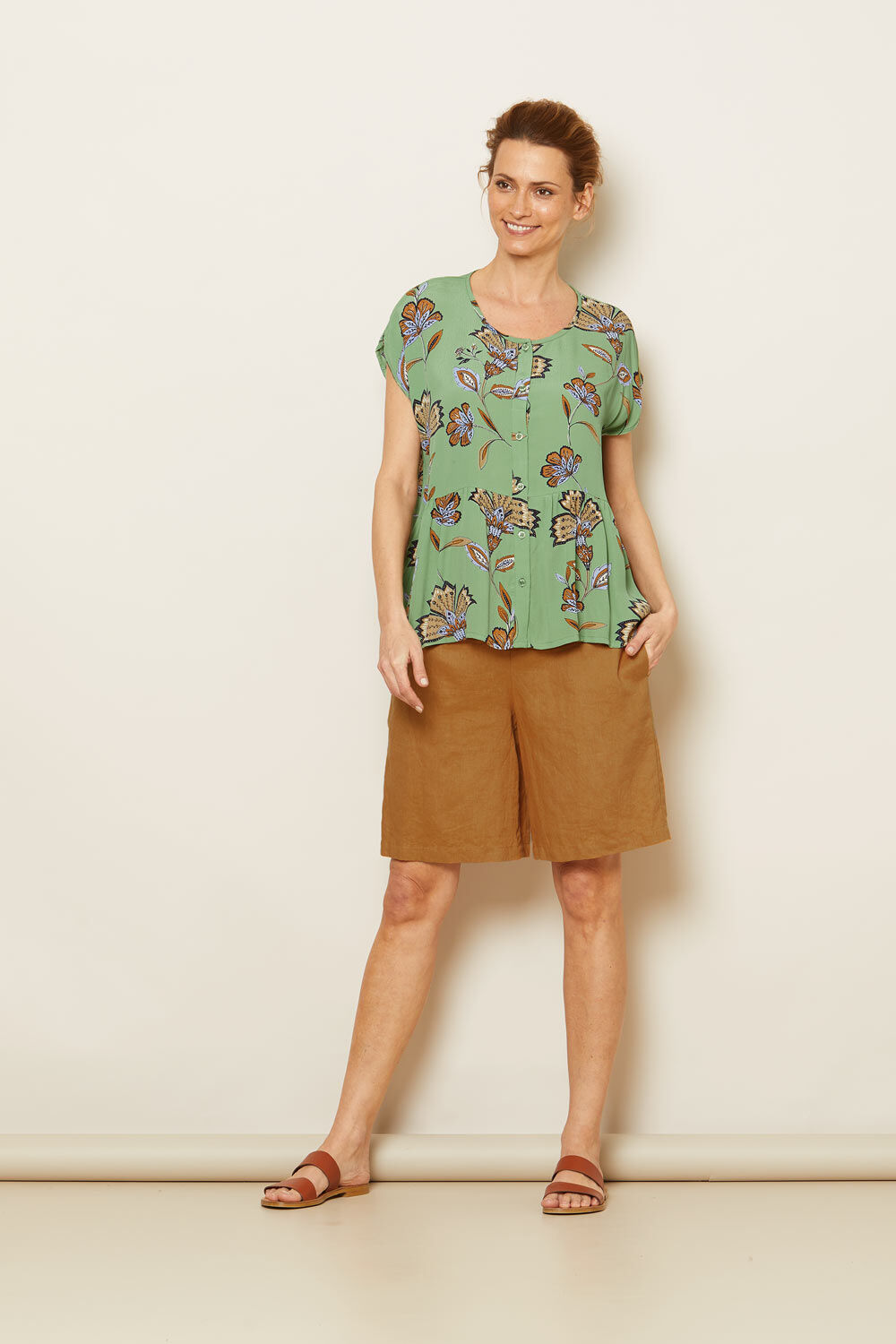 IDALI SHIRT, Stone Green