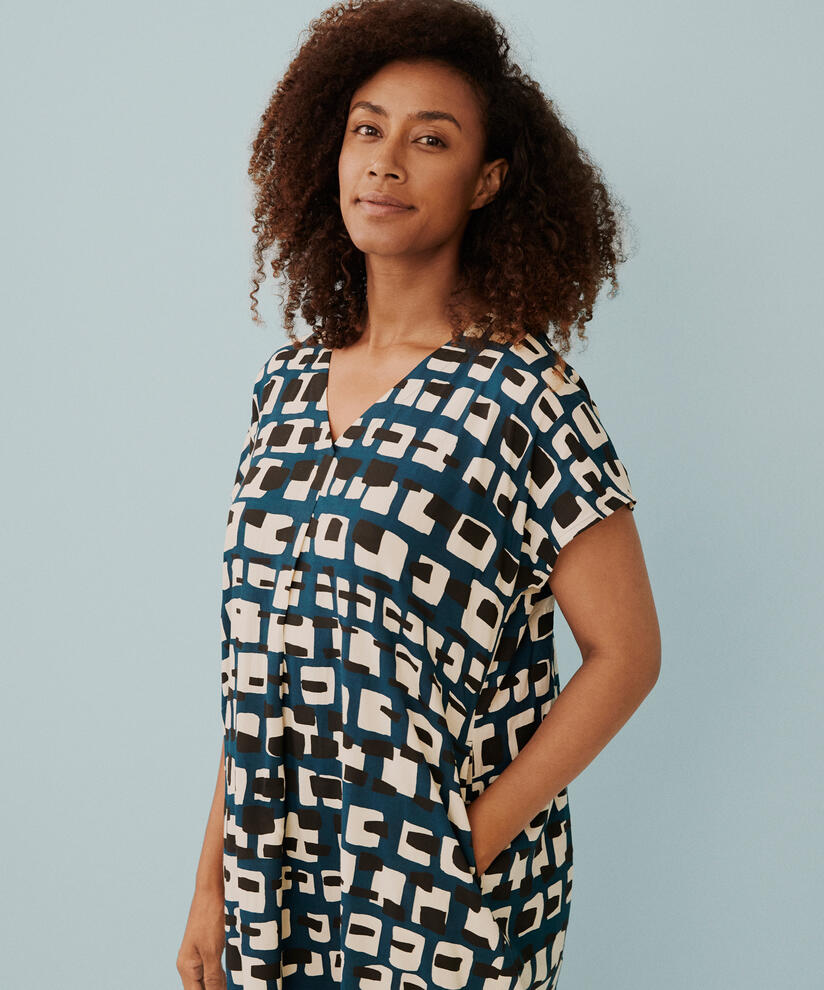 Odetto Dress, Reflect Pond