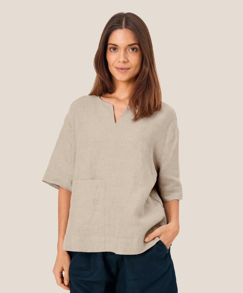 Dolorea Blouse, Natural