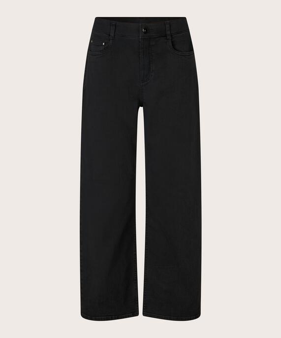 Philine Denim Trousers, Black