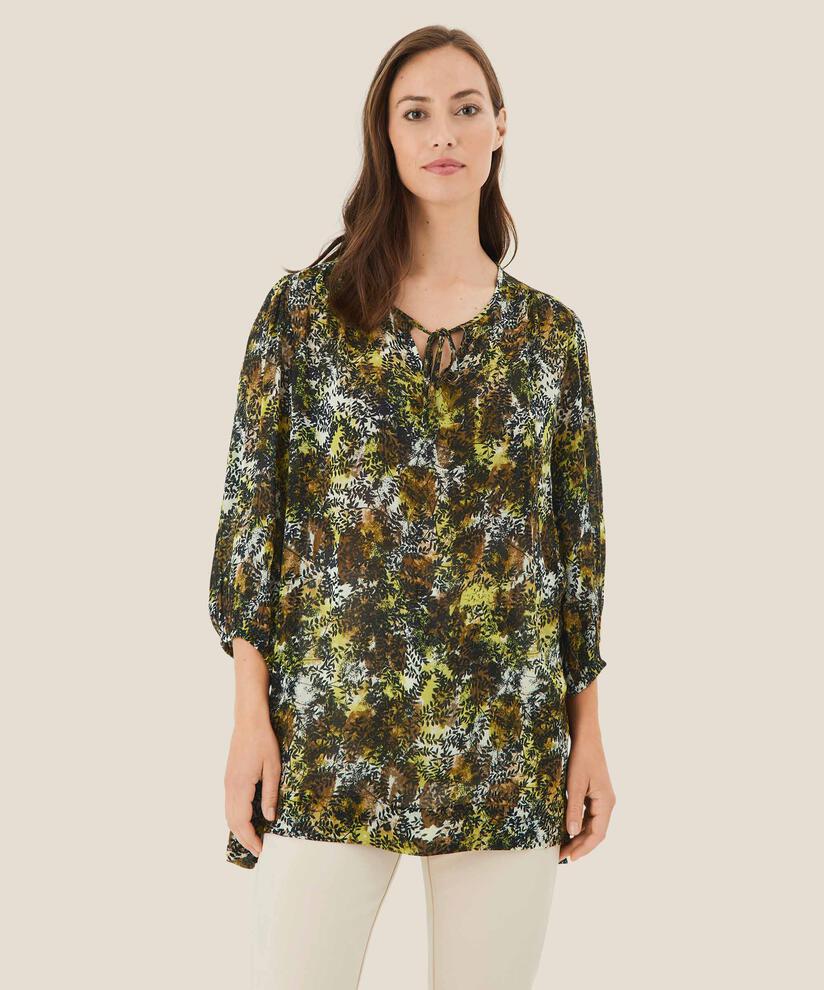 Goldie Tunic, Green Sheen