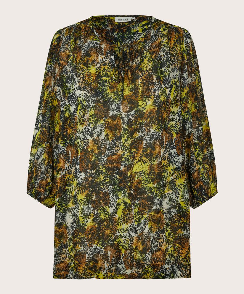 Goldie Tunic, Green Sheen