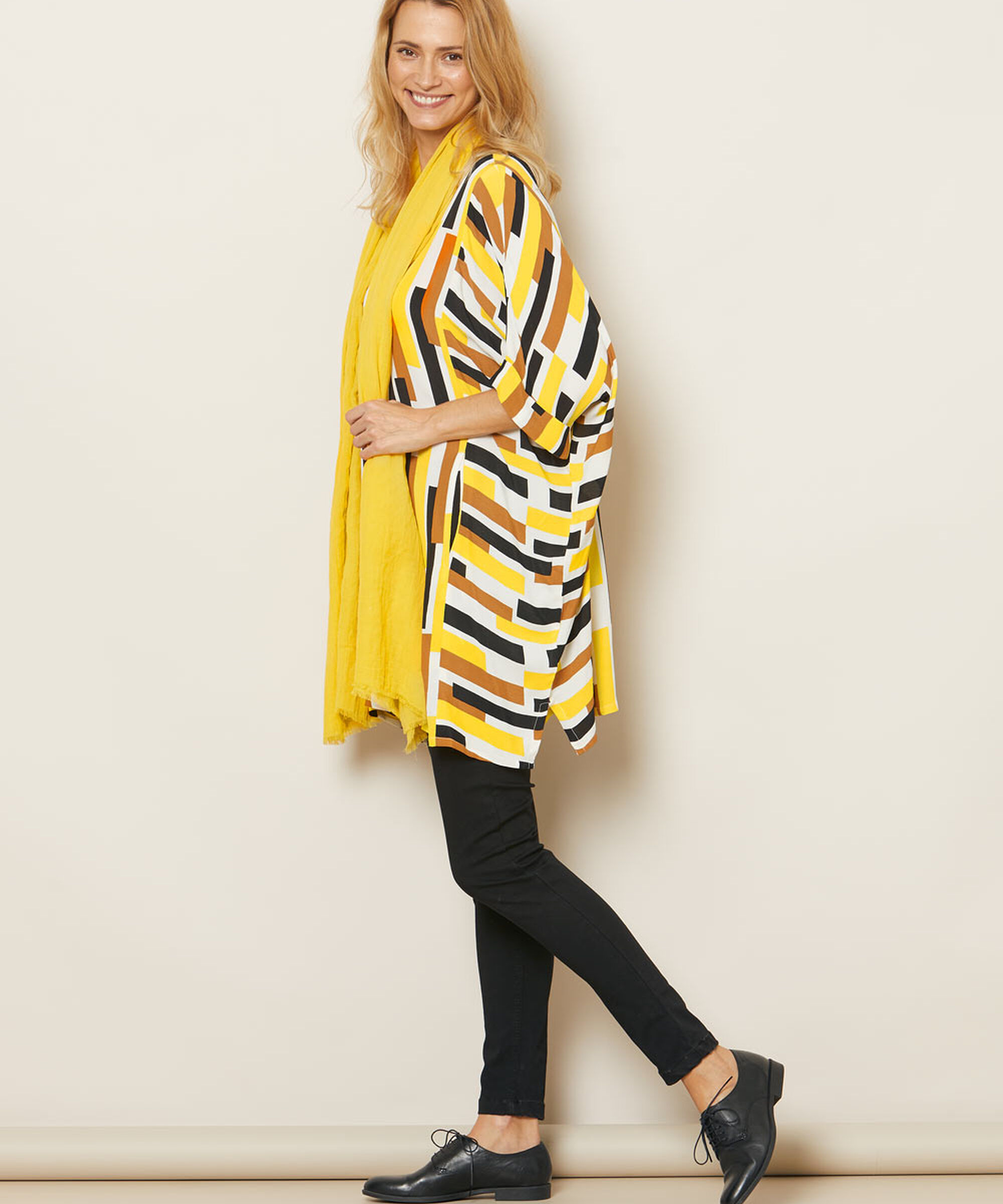 GALENE TUNIC, Cream gold