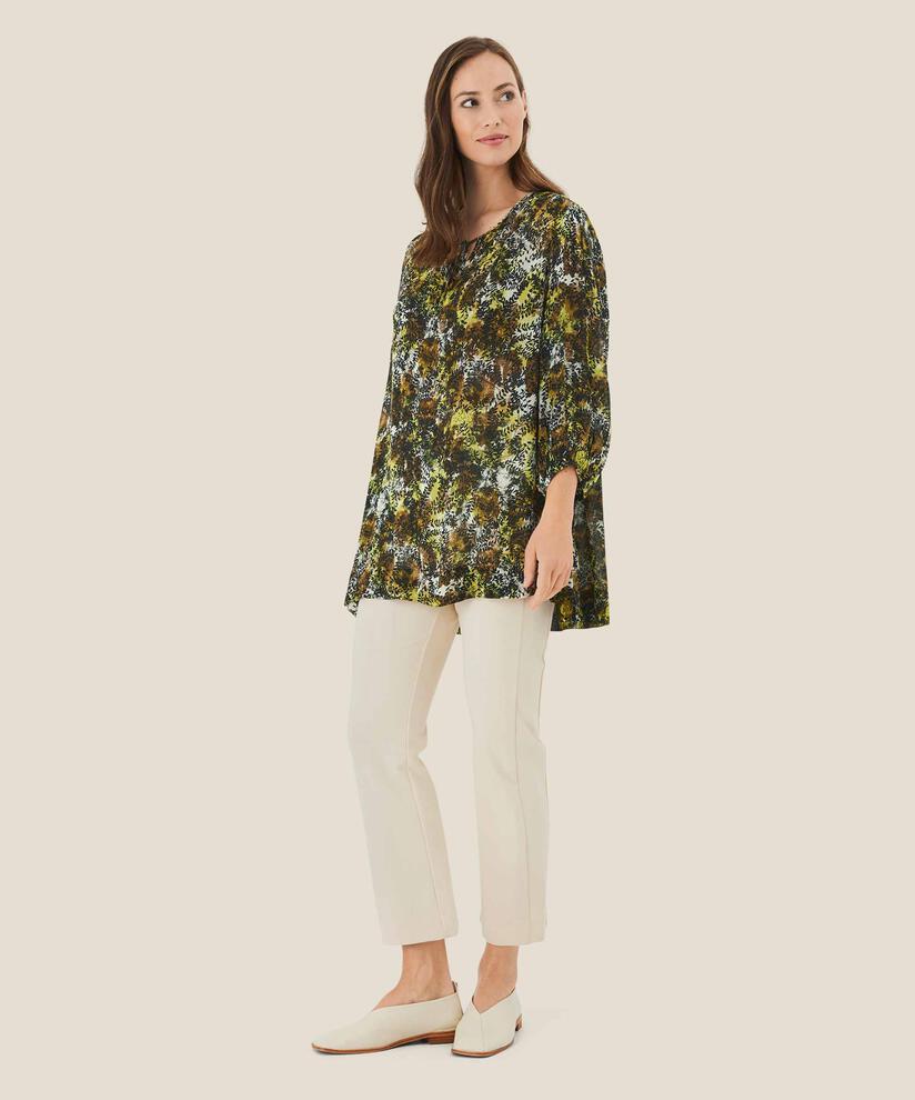 Goldie Tunic, Green Sheen