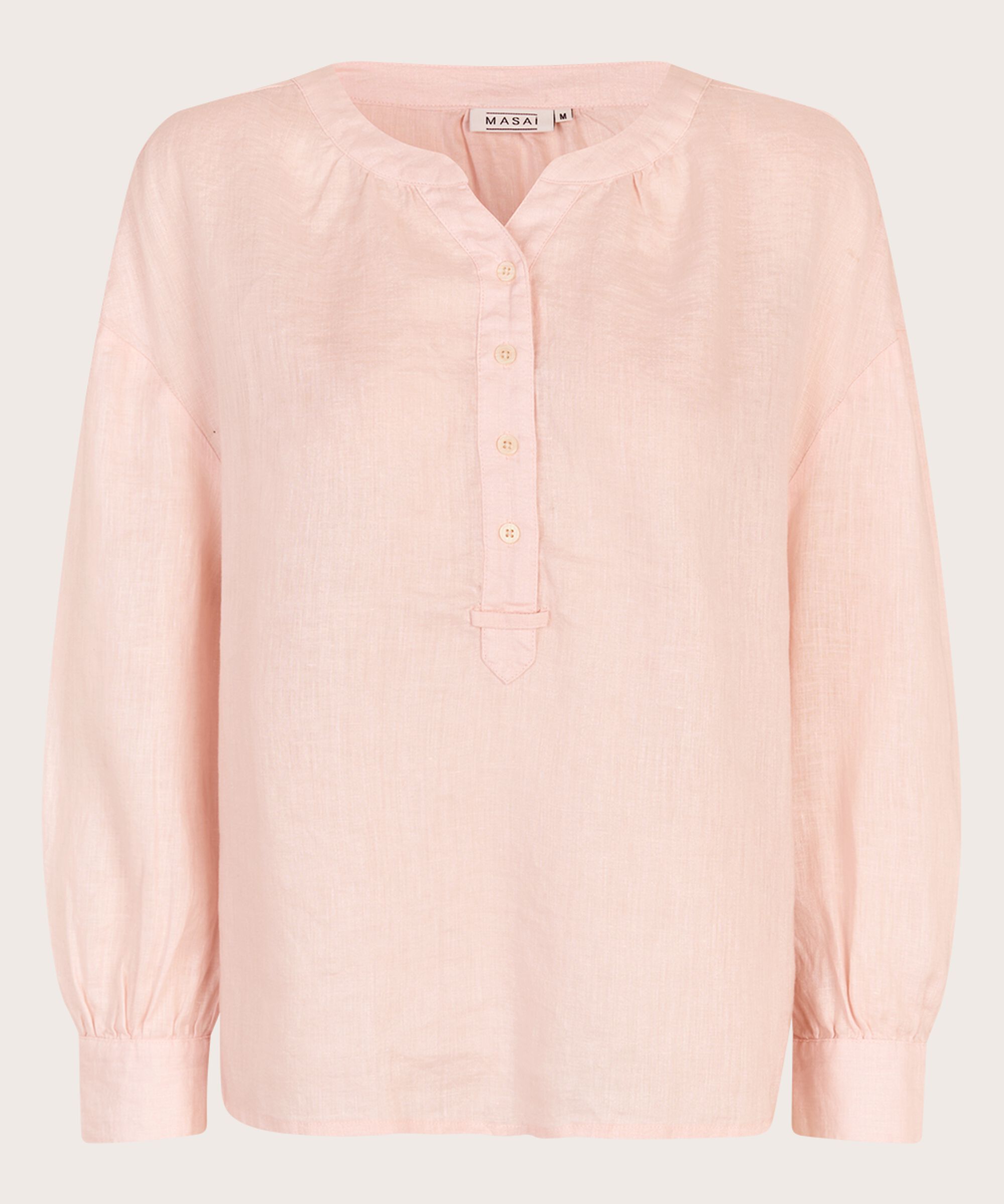 Dashina Blouse, Mauve Chalk