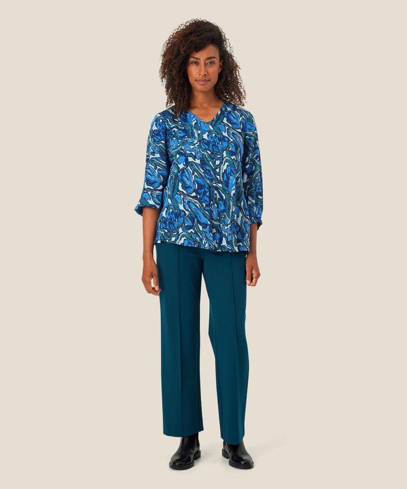 Katasis Blouse, Blue Fog