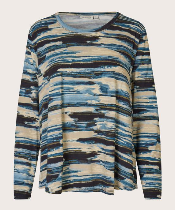 Badisna JERSEY Top, Blue Fog